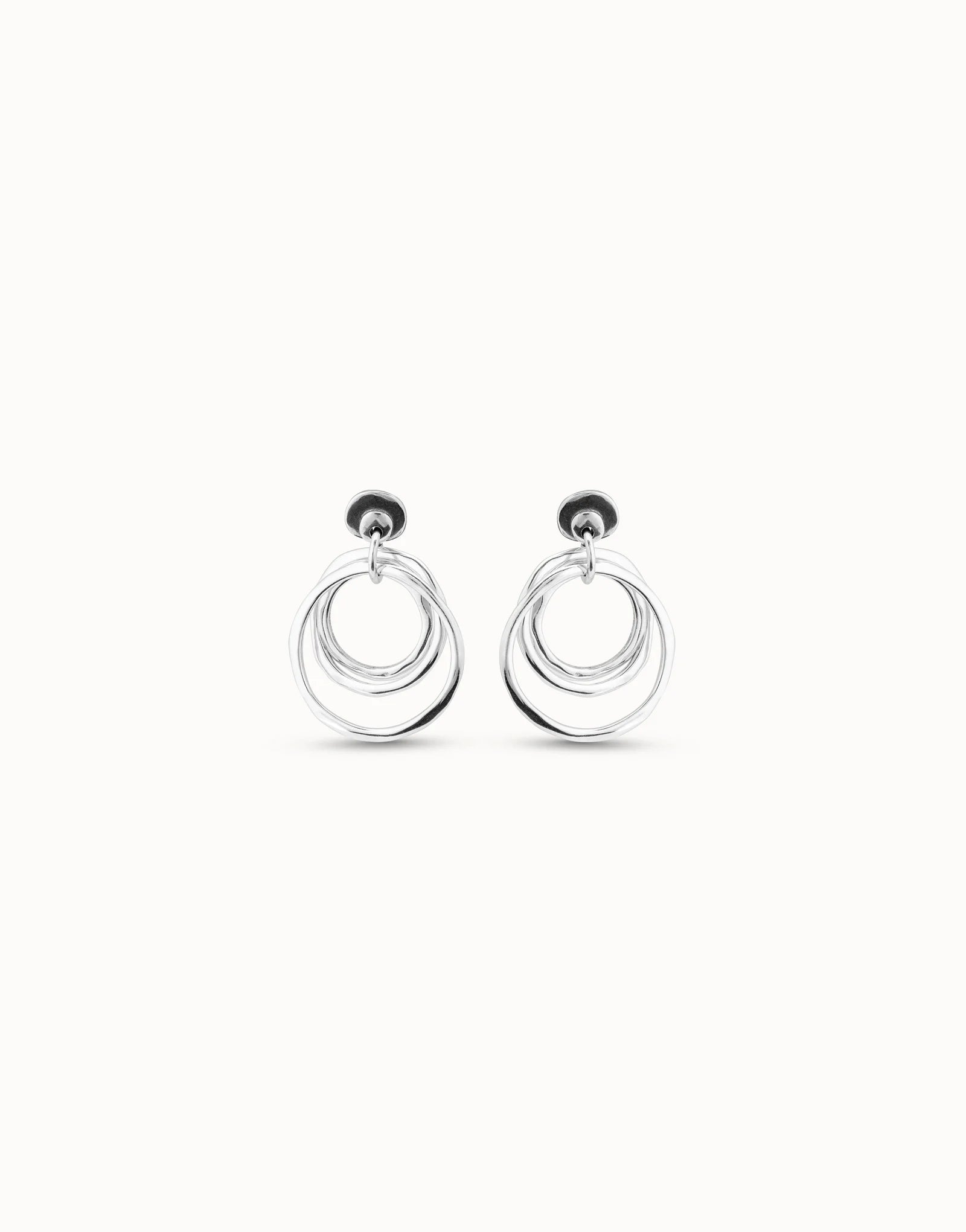 Orecchini Donna Uno De 50 A Cerchio Bagnati In Argento PEN0358MTL0000U