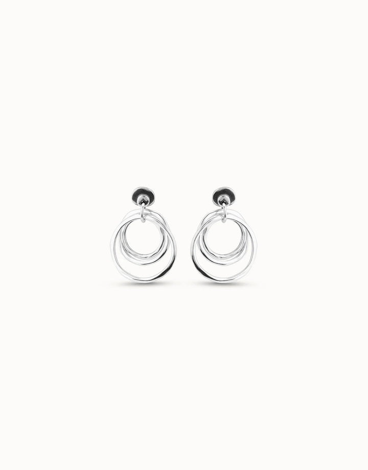 Orecchini Donna Uno De 50 A Cerchio Bagnati In Argento PEN0358MTL0000U