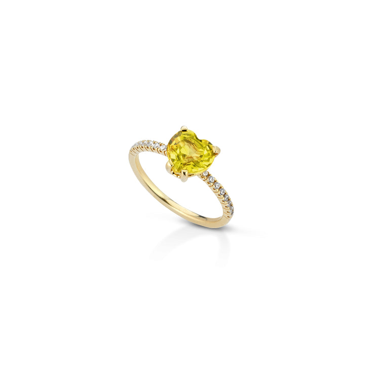 Anello Donna Kulto Argento 925 Zirconi Bianchi Gialli KR925-019-14