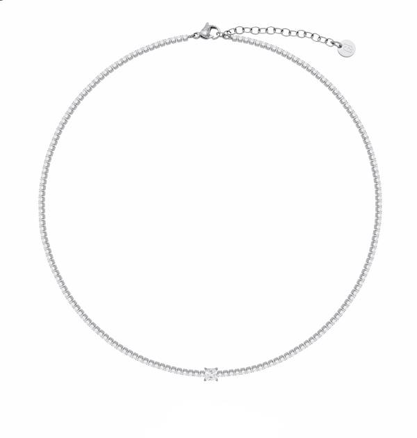 Collana Donna Tennis Liu Jo Acciaio Silver LJ3030