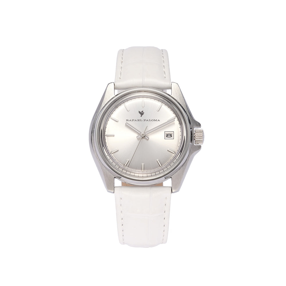 Orologio Donna Rafael Paloma Acciaio Pelle Bianco ORP009009
