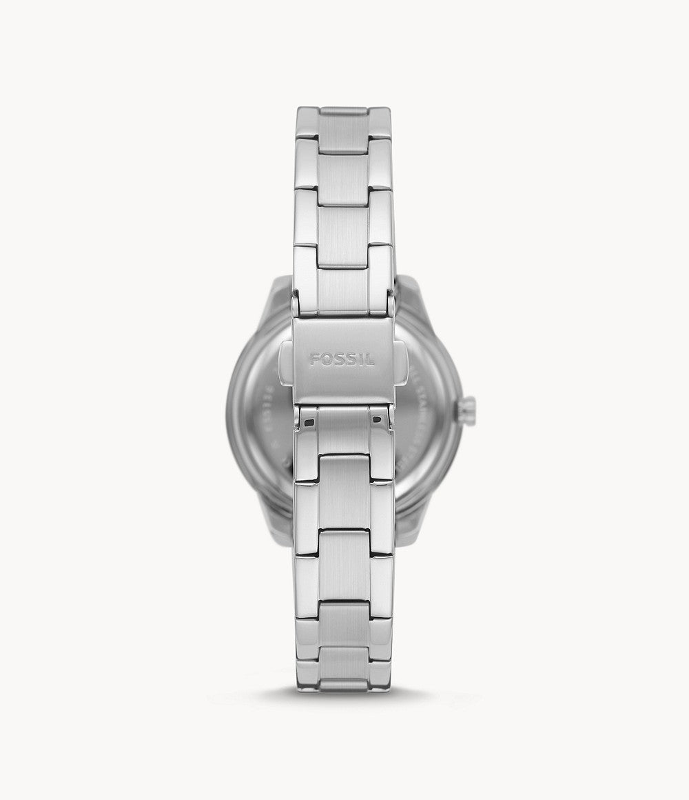 Orologio Donna Fossil Quarzo Solo Tempo Madreperla Zirconi Data ES5137