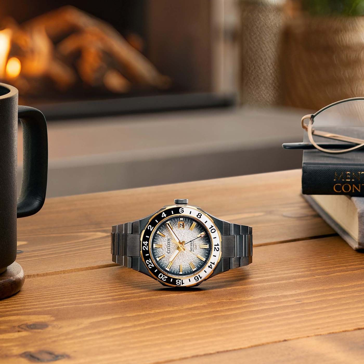 Orologio Uomo Citizen Serie 8 GMT Edizione Limitata 100 Pezzi Italia NB6035-55H