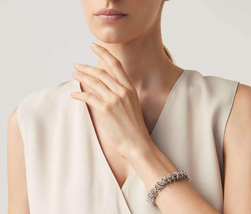 Bracciale Donna Giovanni Raspini Argento 925 Catena Fizzy Anellini 10334