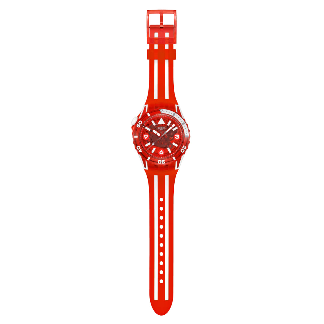 Orologio Unisex Swatch SCUBAQUA LION'S MANE Neon SSCU09R100