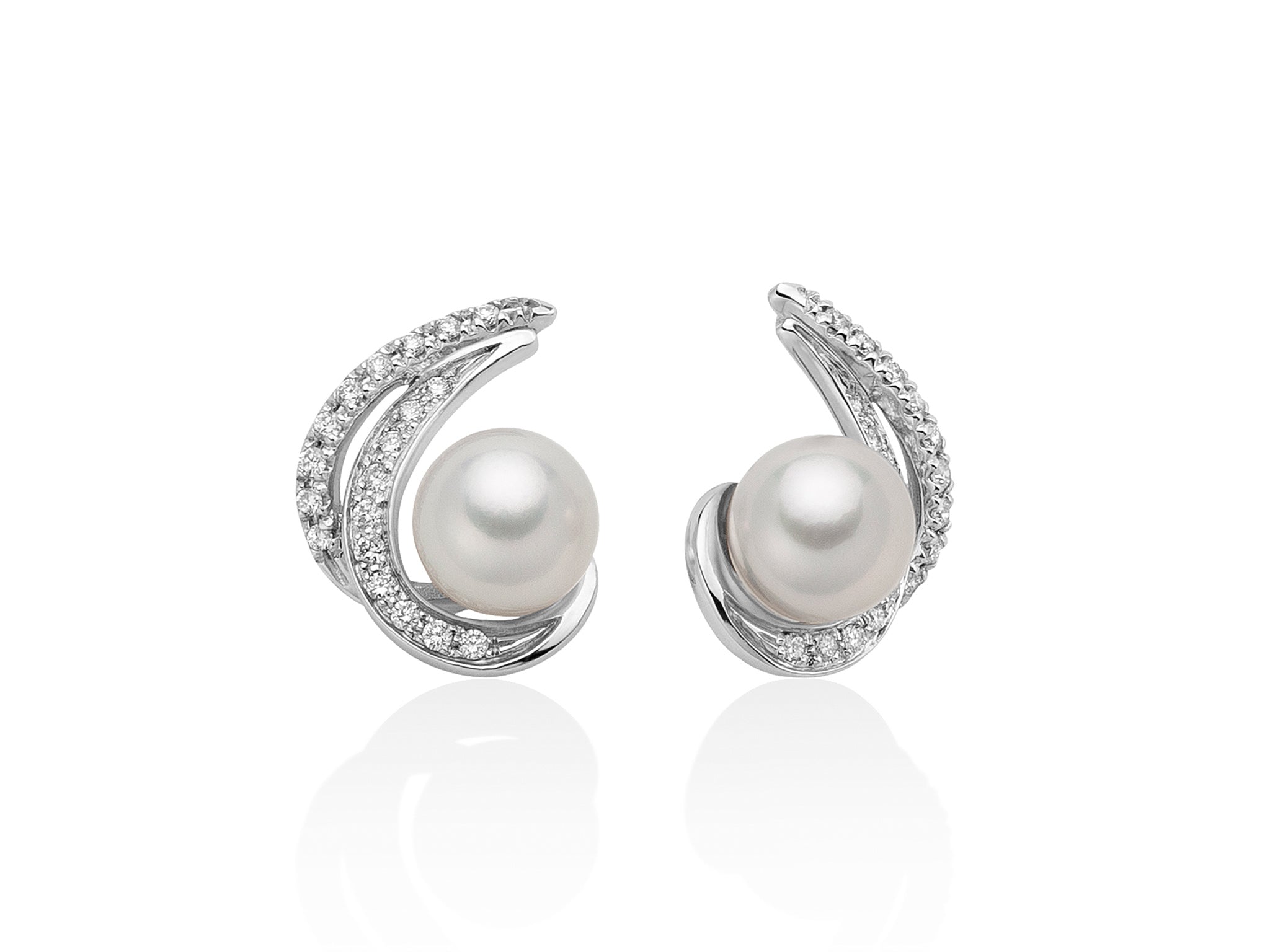 Orecchini Donna  Miluna oro 750 Perla e diamante PER2585