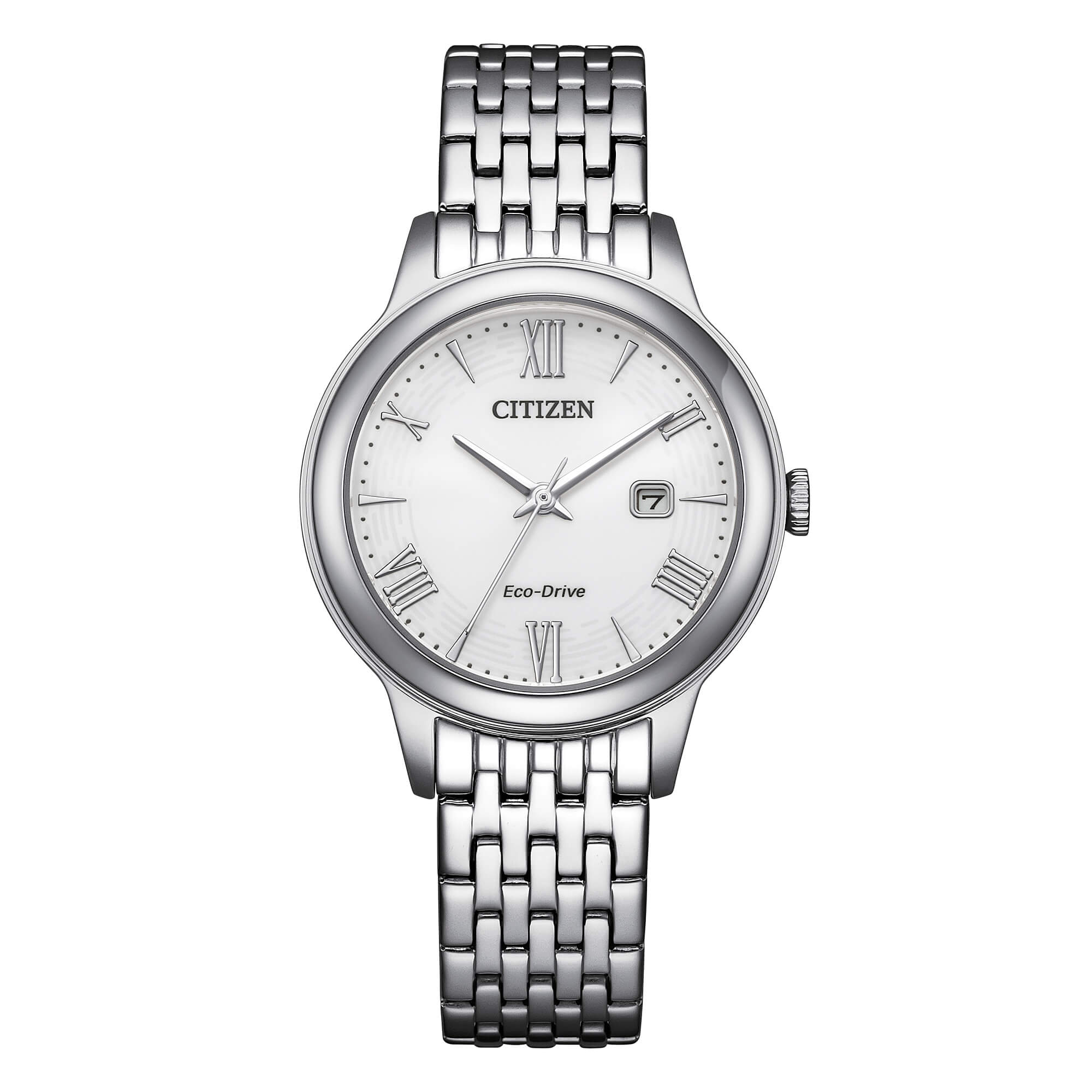 Orologio Donna Citizen Eco-Drive Solo Tempo Acciaio Bianco EW2621-59A
