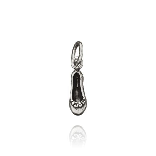 Charm Donna Giovanni Raspini Argento 925 Scarpa Ballerina Realizzato A Mano 08731