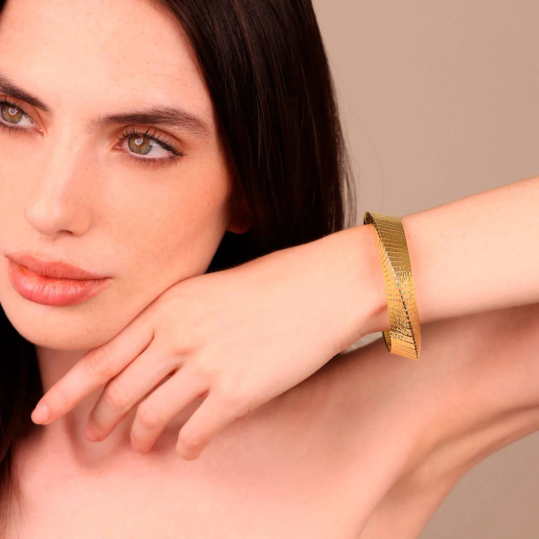 Bracciale Donna Etrusca Cleopatra Lega Oro Giallo 18 KT WSET00925.YG-197