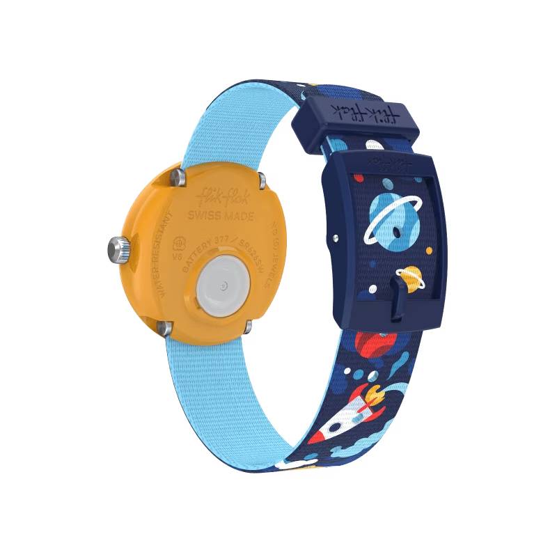 Orologio Bambino Swatch Flik Flak Astrodreams Quarzo Blu Multicolore ZFBNP216