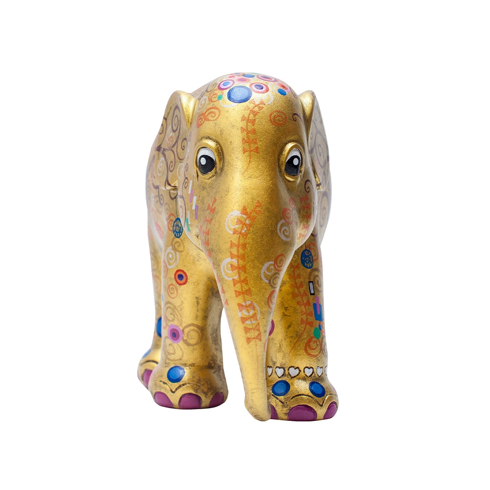 Scultura Elefante Onlylux Tree Of Life 10 cm Resina Dipinto A Mare 8858831239364