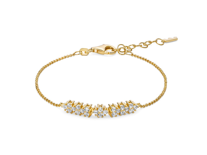 Bracciale Donna Miluna Argento 925 Topazi bianchi  BRD1197G