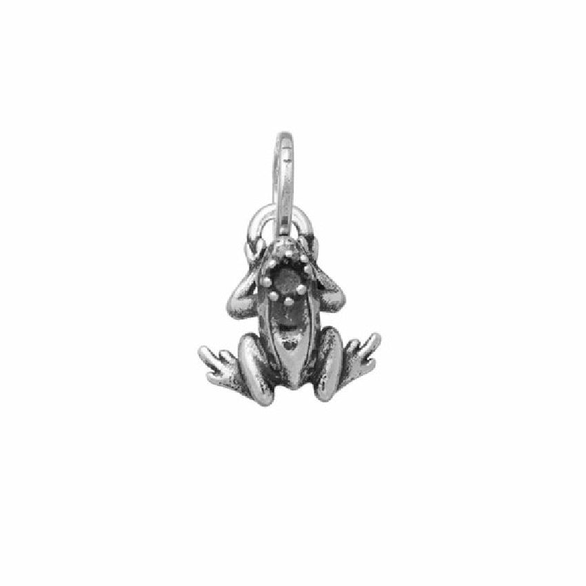 Charm Donna Giovanni Raspini Argento 925 Mini Principe Ranocchio Fatto A Mano 10921