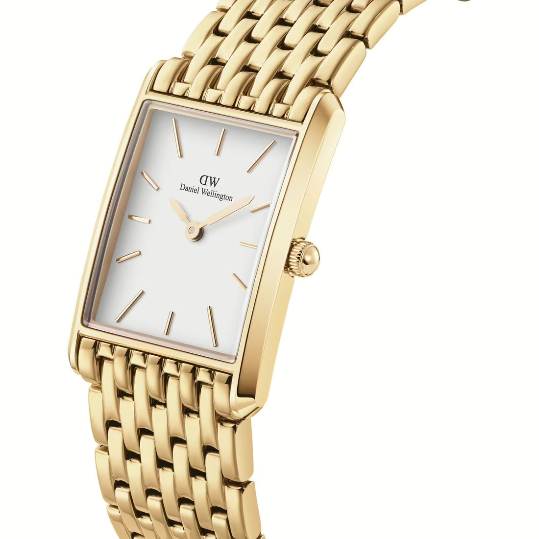 Orologio Donna Daniel Wellington Acciaio Dorato Quadro 32 x 22 mm DW00100705