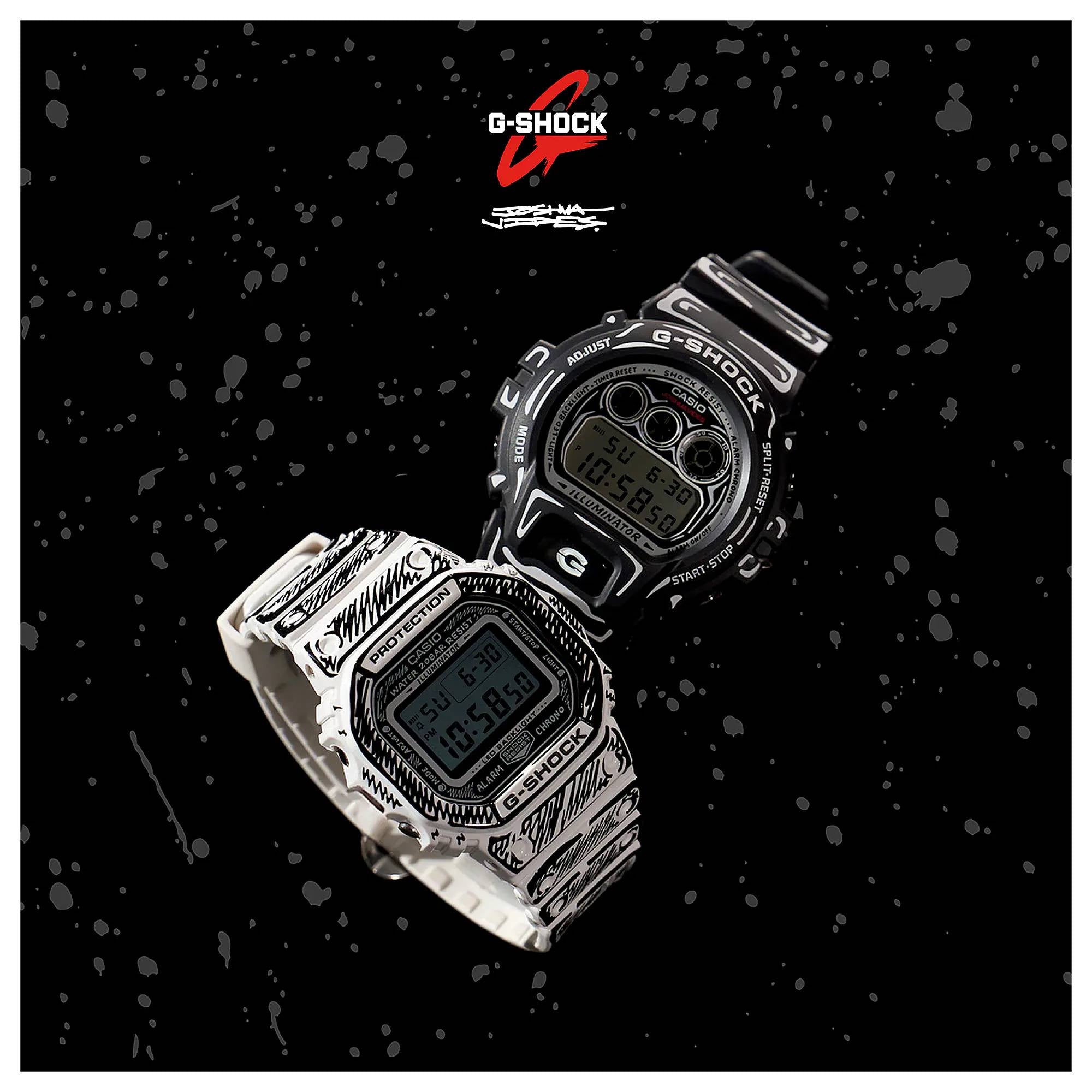 Orologio Uomo Casio G-SHOCK X Joshua Vides Nero Digitale DW-600JV-1ER