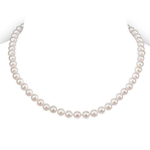 Collana Girocollo Perle Miluna Chiusura In Oro Bianco 750 PCL4198V