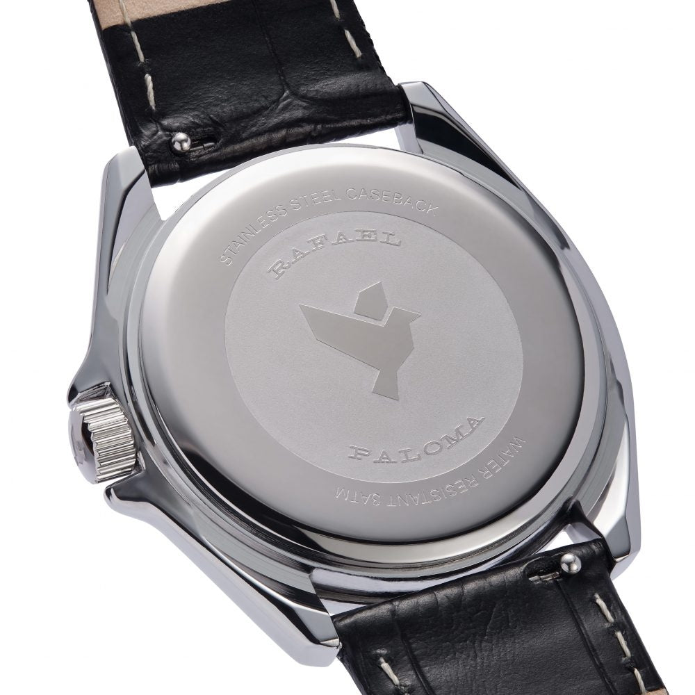 Orologio Uomo Acciaio  e cinturino pelle ORP007003