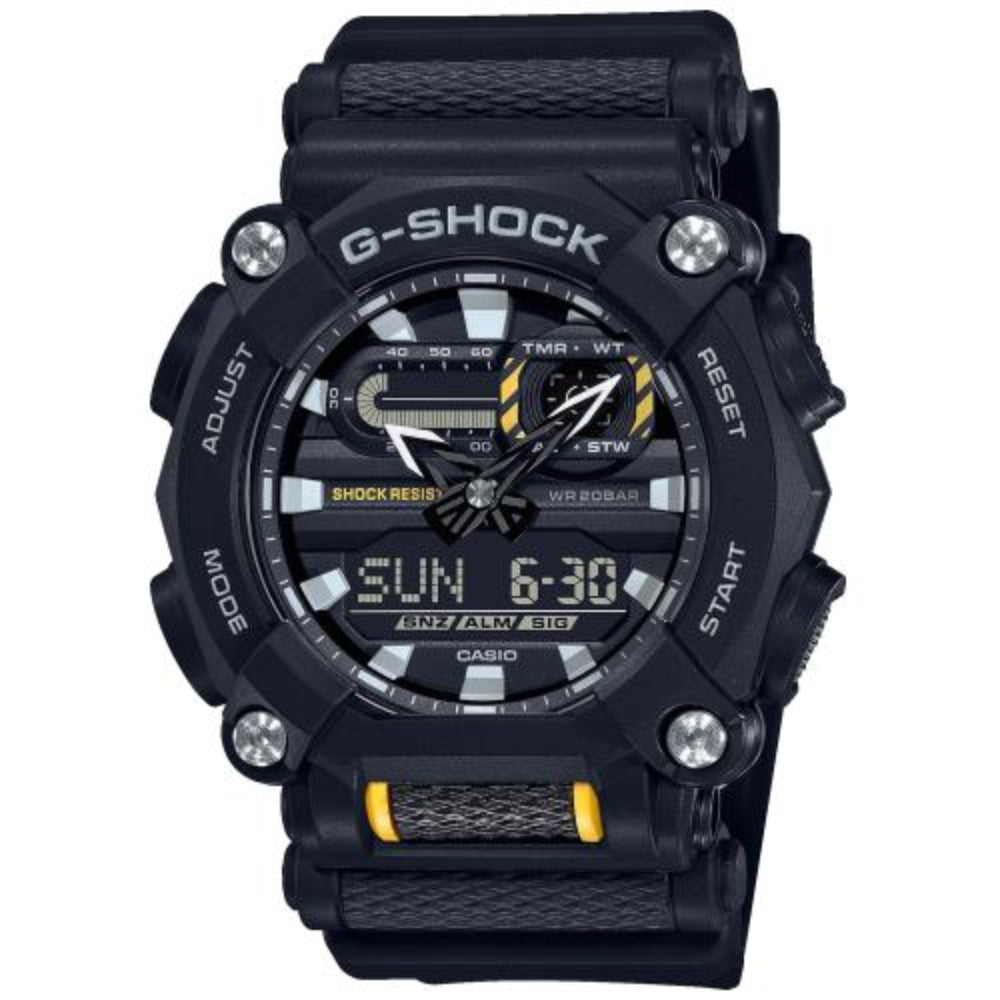 Orologio Uomo Casio G-SHOCK DIGITALE ANALOGICO Nero Gomma Silicone GA-900-1AER