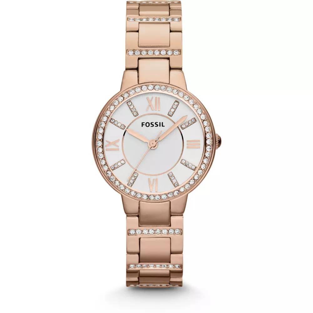 Orologio Donna Fossil solo tempo con ghiera zirconata ES3284