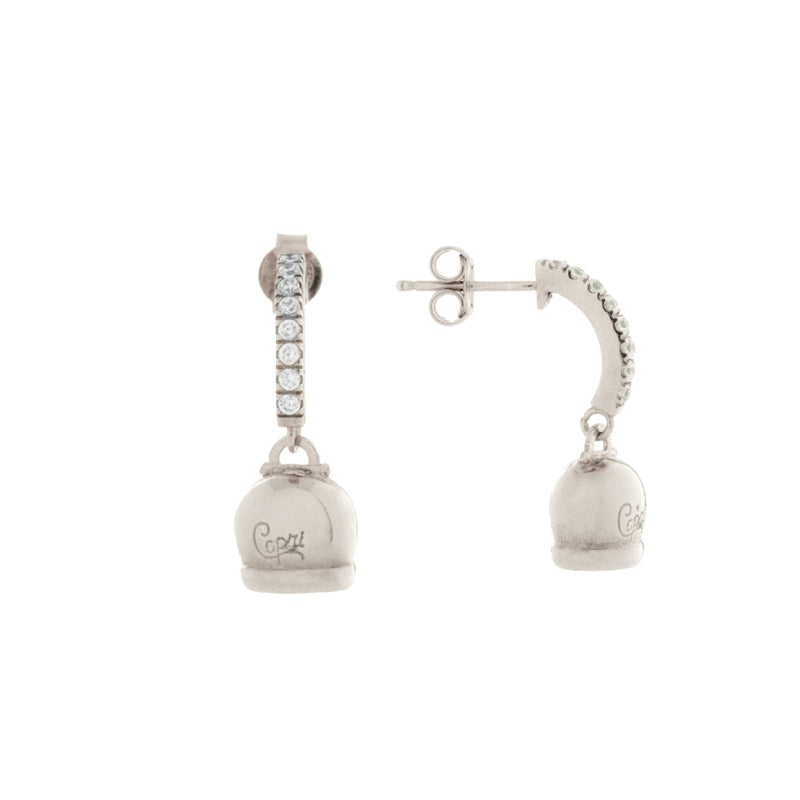 Orecchini La Campanella di Capri Argento Campanella Porta Fortuna OCLD2-ARG