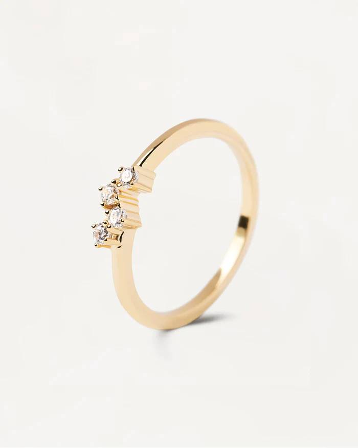 Anello Donna PDPaola Argento Dorato 925 Verretta AN01-871-14