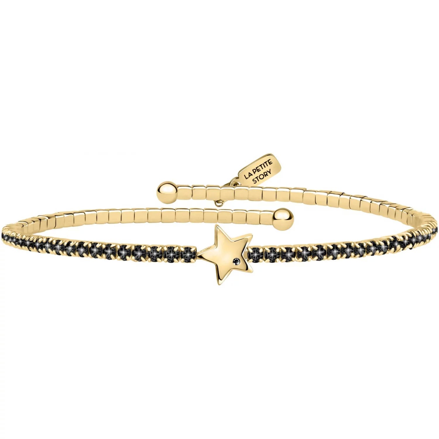 Bracciale Donna La Petite Story Acciaio Pvd Nero Friendship LPS05APZ16