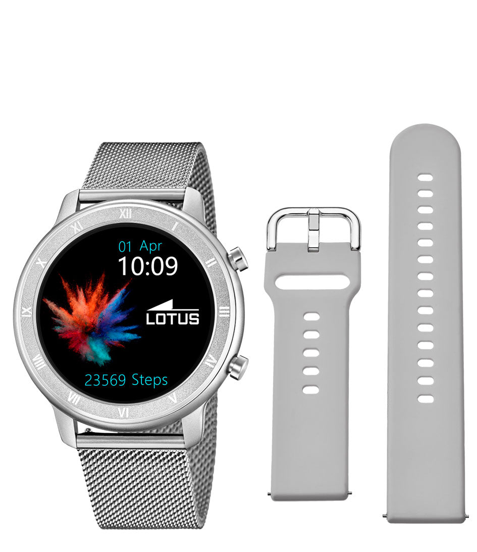 Orologio LOTUS  Smartwatch Cinturino Acciaio Milano e cinturino gomma