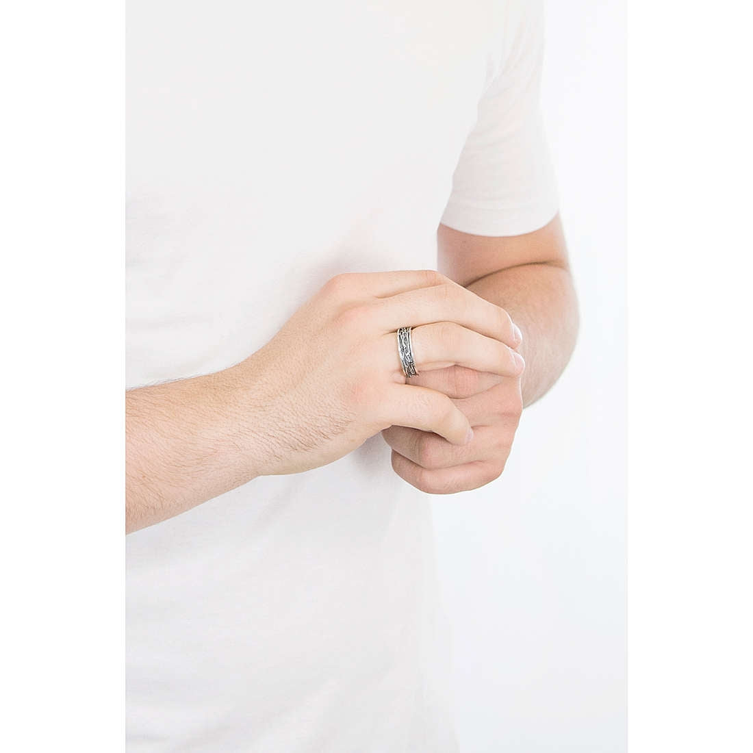 Anello Uomo Cesare Paciotti Argento