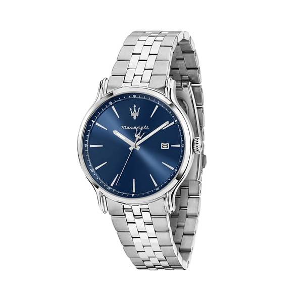 Orologio Uomo Maserati Epoca Slim Acciaio Blu Data R8853118031