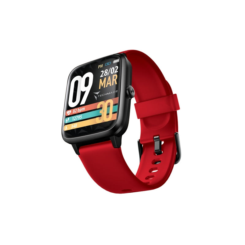 Orologio Unisex Techmade Smartwatch Rosso TM-MOVE-RED