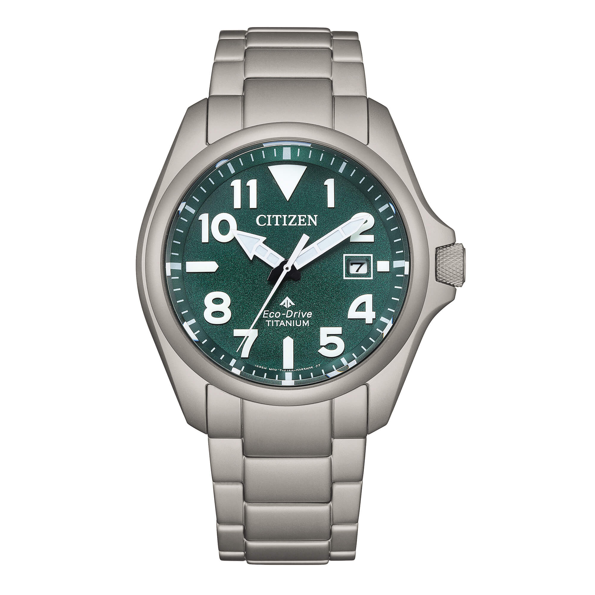 Orologio Uomo Citizen Promaster Titanio Eco Drive Quarzo Verde Data BN0241-59W