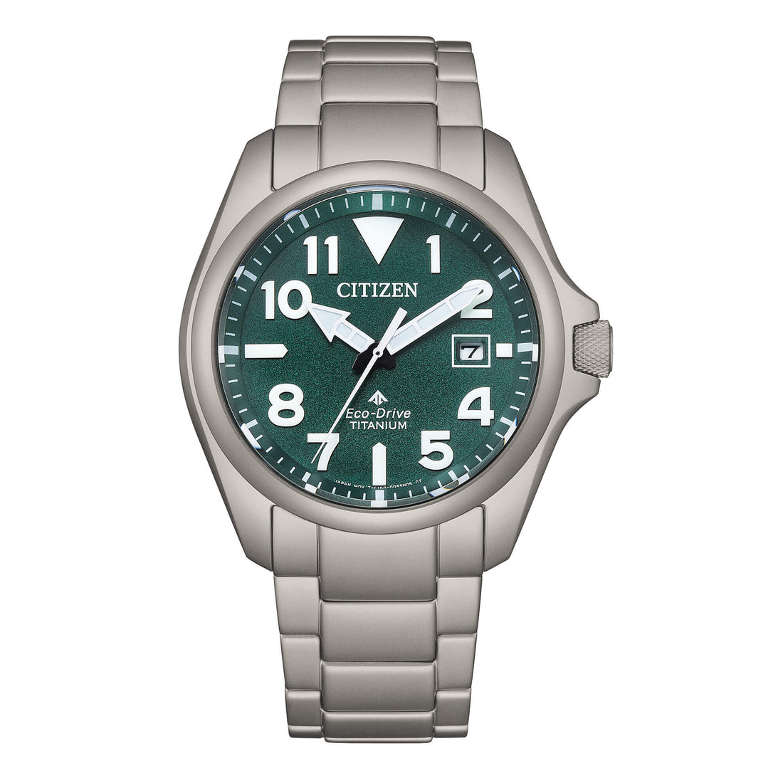 Orologio Uomo Citizen Promaster Titanio Eco Drive Quarzo Verde Data BN0241-59W