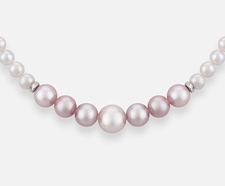 Collana Donna Mikiko Oro 18 Kt Perla fresh water  fresh water Ø5/5,5 8/8,5 6,5/7