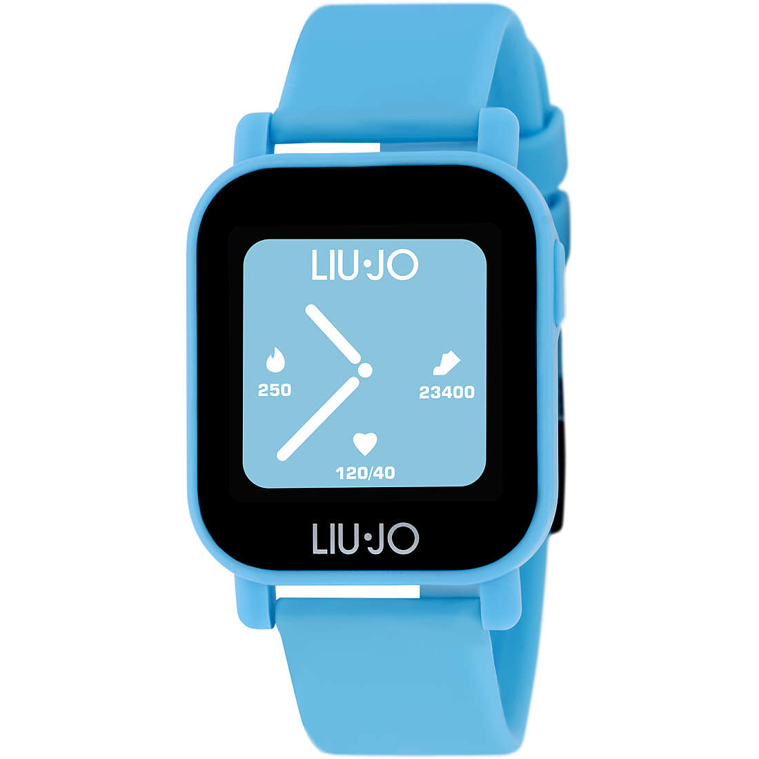 Orologio Liu Jo Donna Smartwatch Cinturino Cassa Gomma Turchese SWLJ027