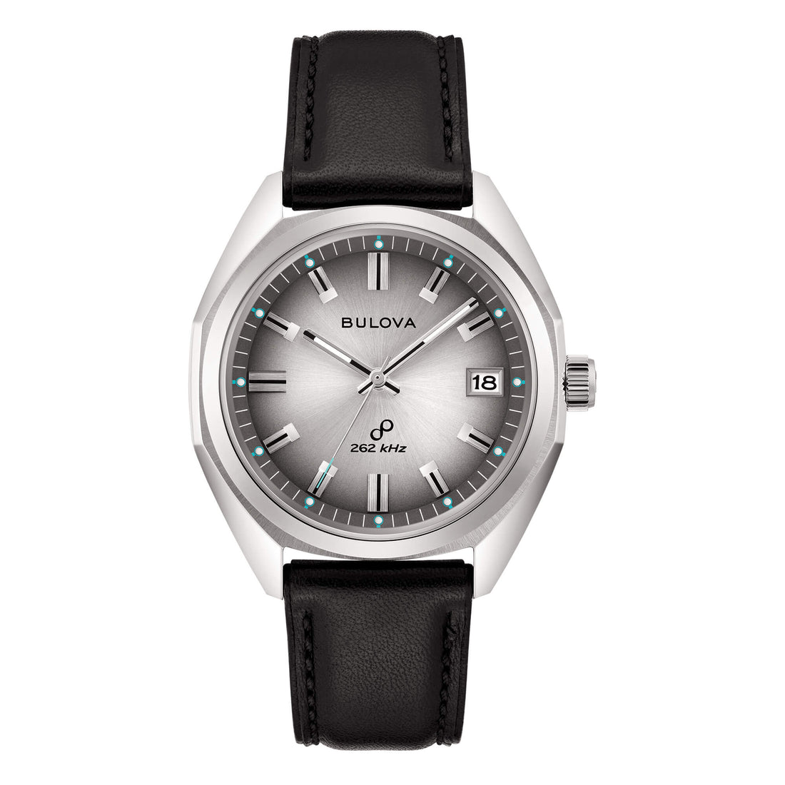 Orologio Uomo Bulova Jet Star Precisionist 262 Hz Quarzo Acciaio Pelle 96B414