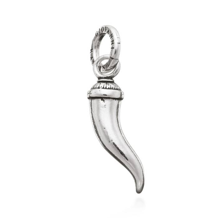 Charm Donna Giovanni Raspini Argento 925 Piccolo Corno Porta Fortuna 06005