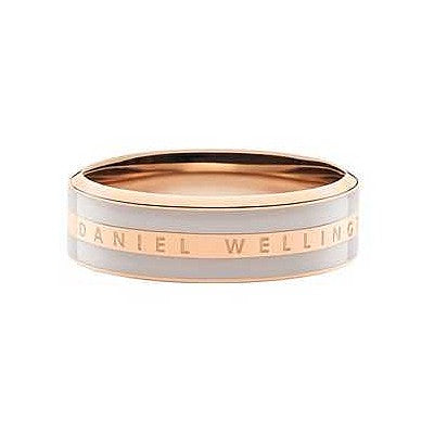 Anello Donna Daniel Wellington Acciaio Sabbia Satinato Rosè Misura 20 DW00400059