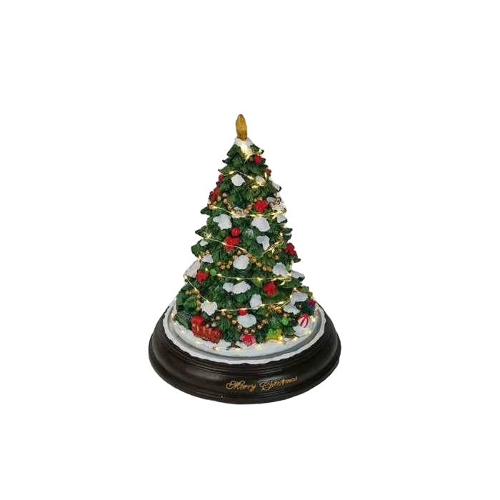Scultura Il Mondo Dei Carillion Albero Di Natale Grande Luci 24 cm 63042