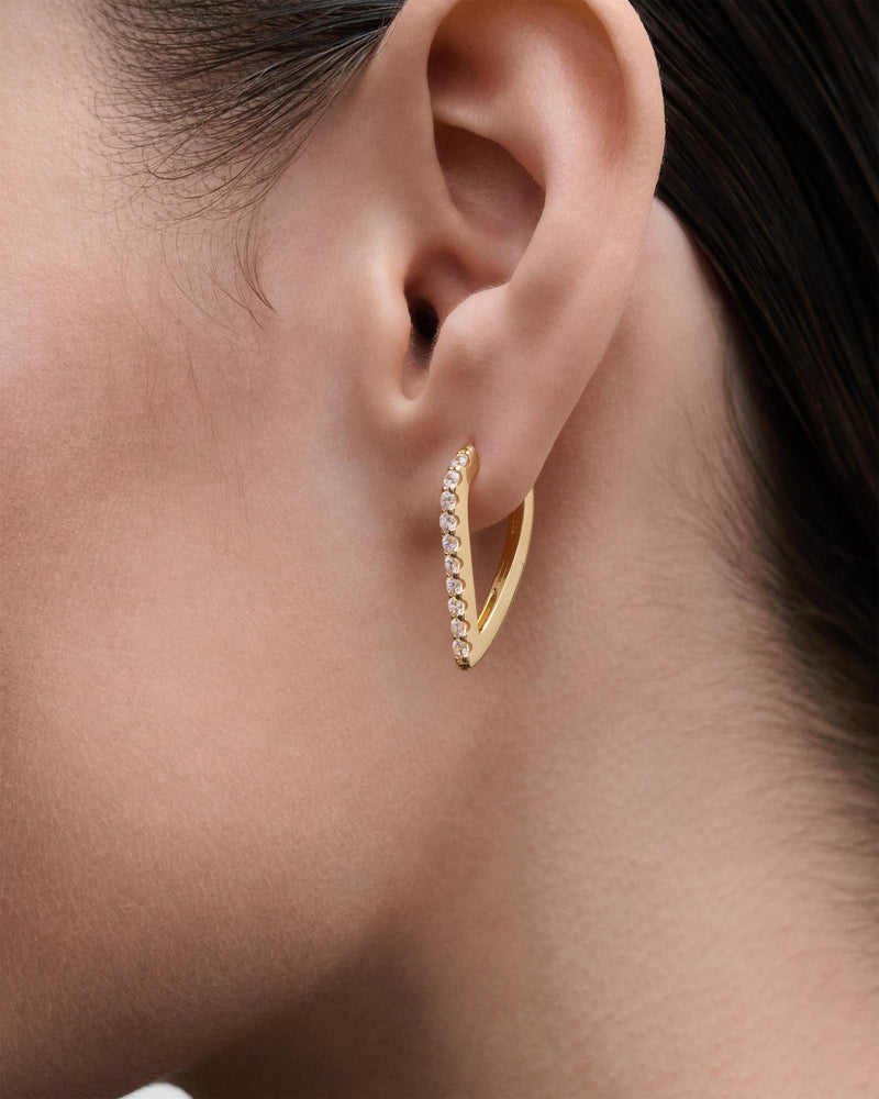 Orecchini Donna PDPaola Argento Dorata 925 Cerchi AR01-G27-U