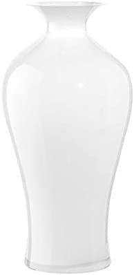 Vaso cristallo Onlylux minuetto bianco latte  37  cm OL02543