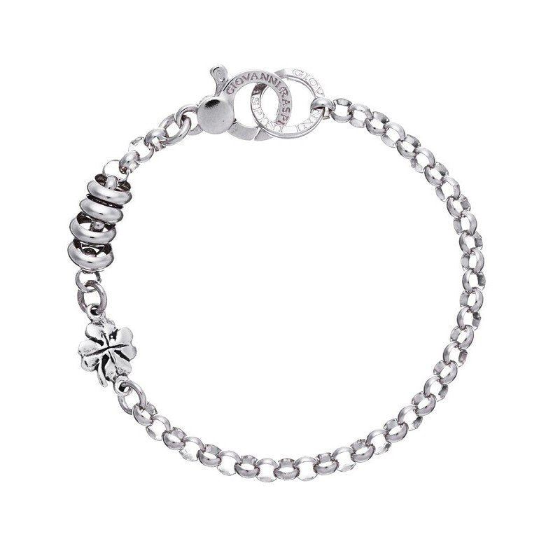 Bracciale Donna Giovanni Raspini Argento 925 Base Quadrifoglio 09214