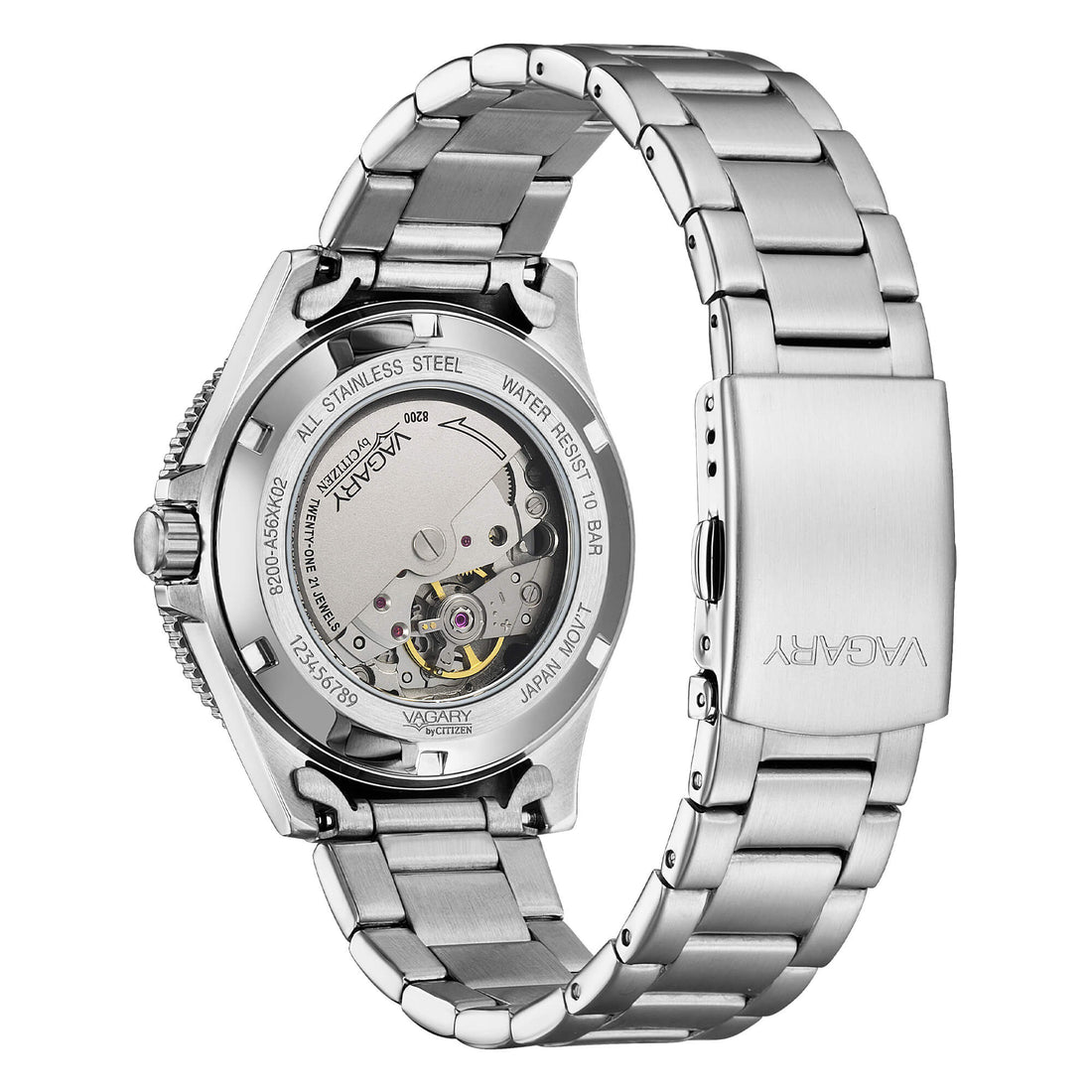 Orologio Uomo Vagary By Citizen Automatico Nero IX3-319-57