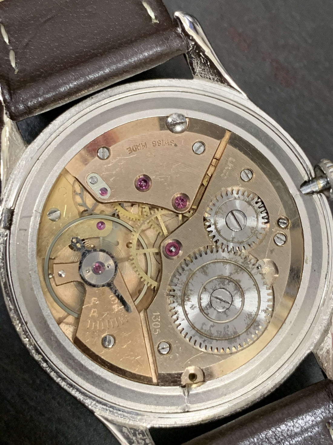 Orologio Uomo Vintage Meccanico Carica Manuale Lanco 1305 Mod 11 Cassa 37