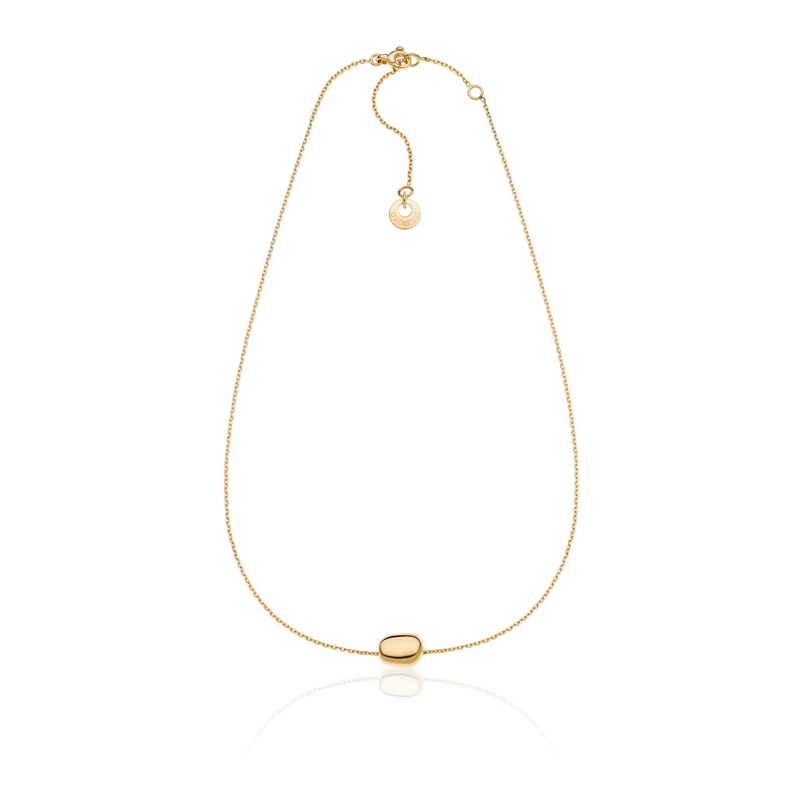 Collana Donna Unoaerre Argento Dorato Goccia Boule Piccola 558310