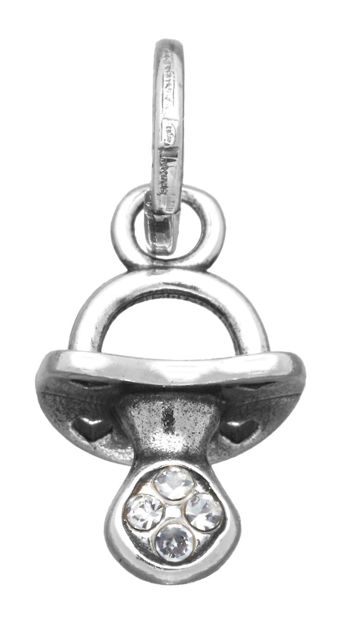 Charm Donna Giovanni Raspini Argento 925Mini Charm Ciuccio Crystal 12189