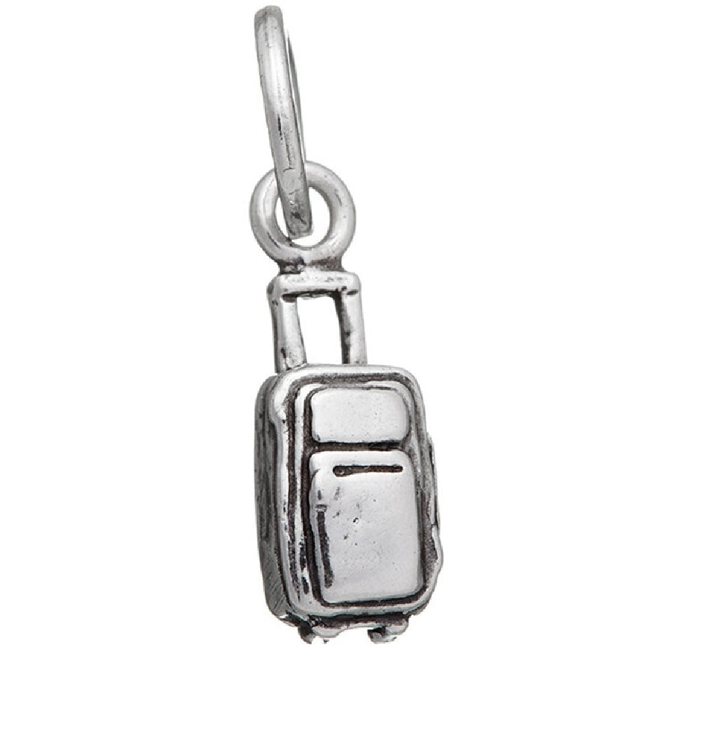 Charm Unisex Giovanni Raspini Argento 925 Ciondolo Trolley Realizzato A Mano 09649