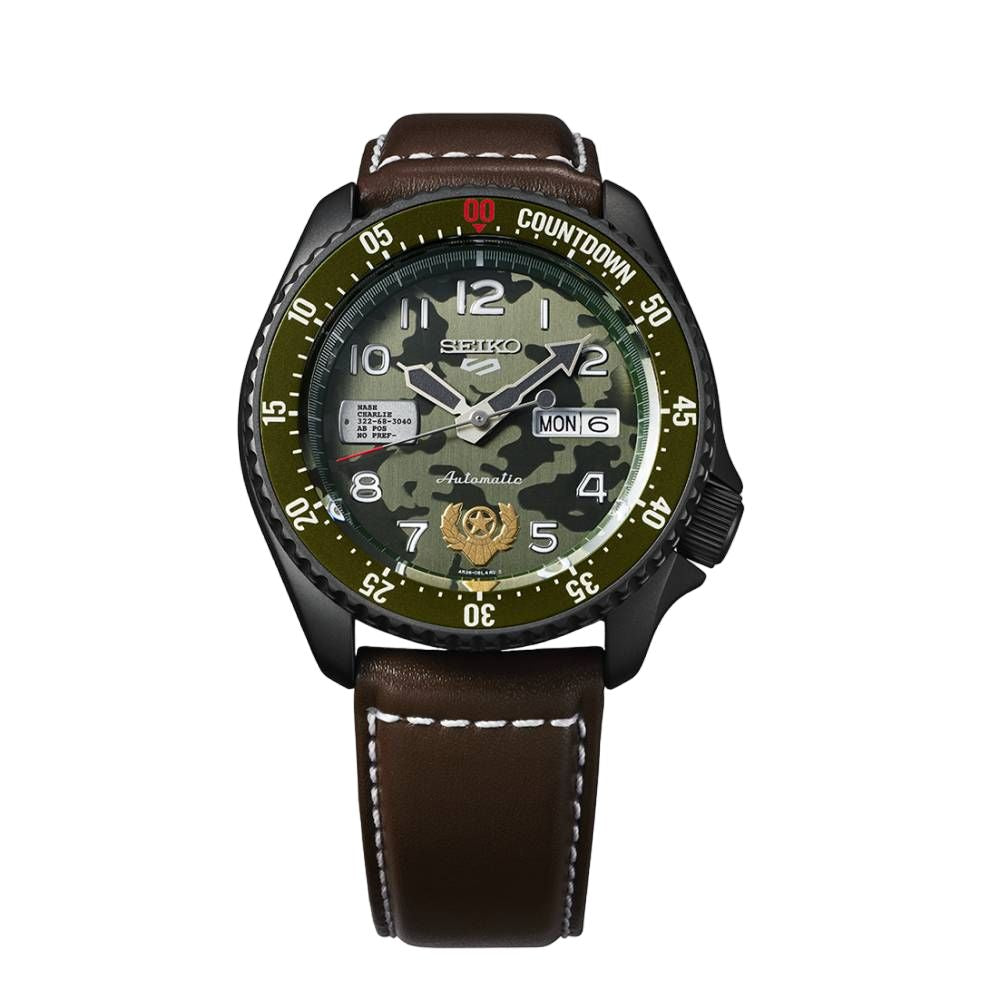 Orologio Uomo Seiko 5 Street Fighter Guile Automatico Military Limited Edition SRPF21K1