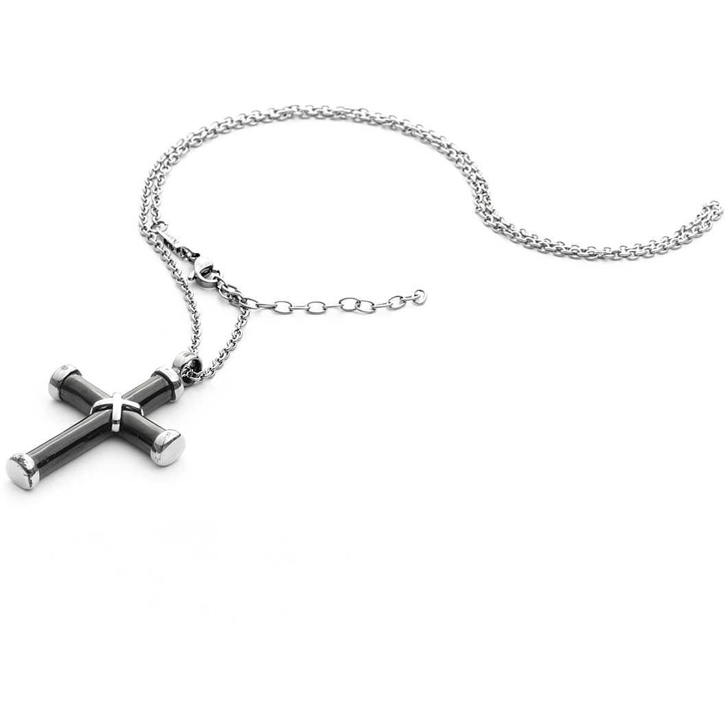 Collana Uomo 4US Cesare Paciotti Acciaio Croce 4UCL3760
