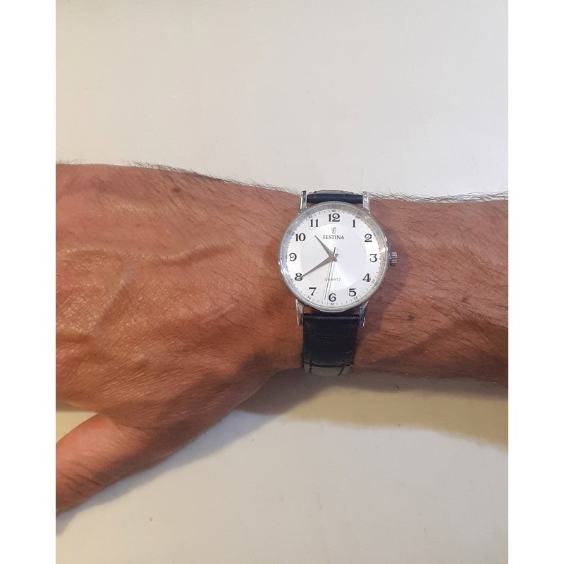 Orologio Uomo Acciaio Festina cinturino pelle F20690/1