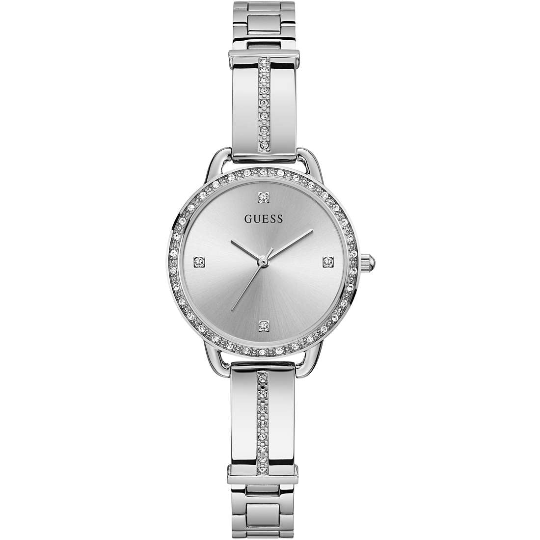 Orologio Donna Guess Acciaio Zirconi Quarzo Solo Tempo GW0022L1